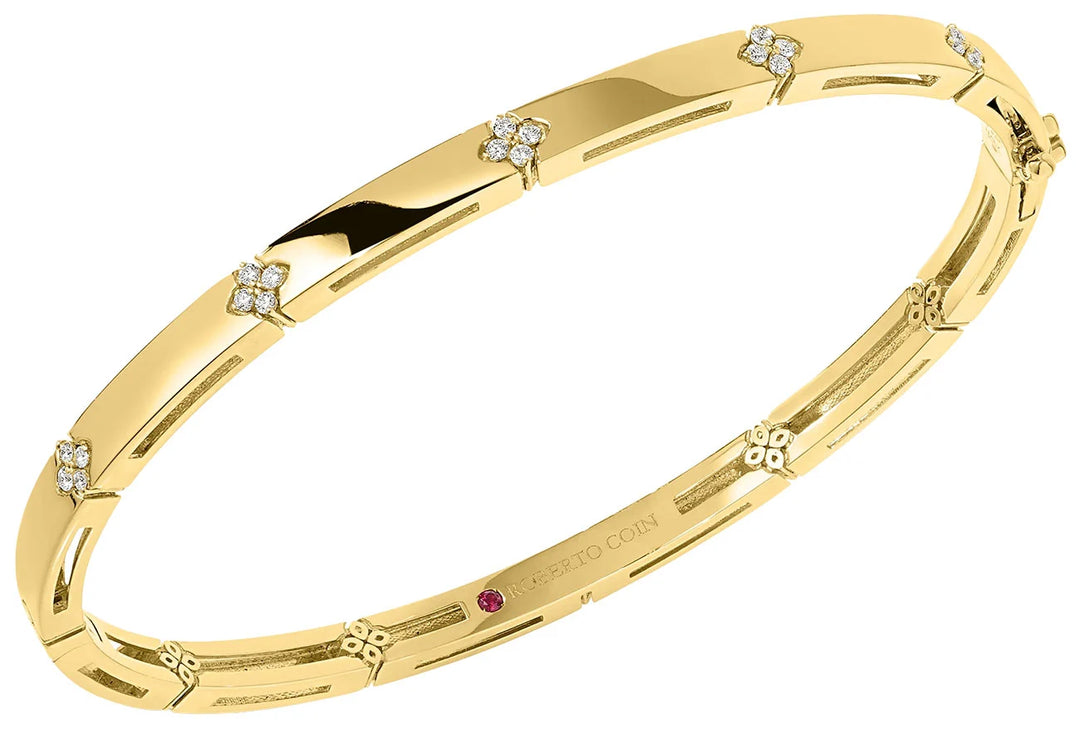 Roberto Coin Love in Verona 18K Yellow Gold Bangle - Mm