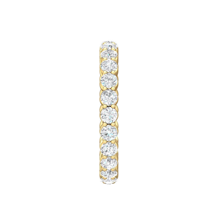 14K Gold Yellow Channel/Shared Prong Wedding Band from the Channel/Shared Prong collection - SPWBFR-24-1.55_14KY