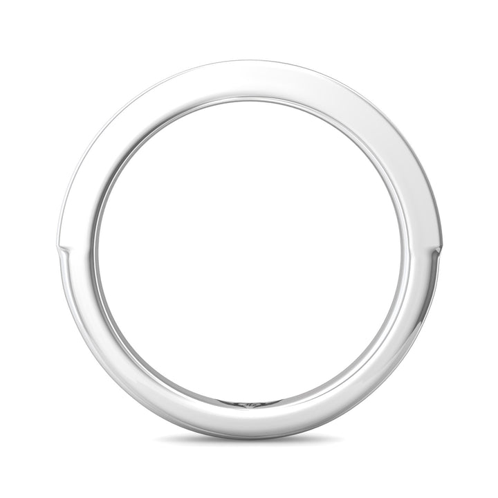 14K Gold White Channel/Shared Prong Wedding Band from the Channel/Shared Prong collection - VC08XSRWB_14KW