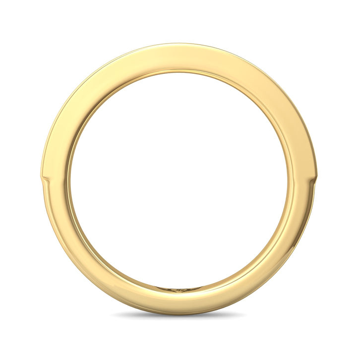 18K Gold Yellow Channel/Shared Prong Wedding Band from the Channel/Shared Prong collection - VC08XSRWB_18KY