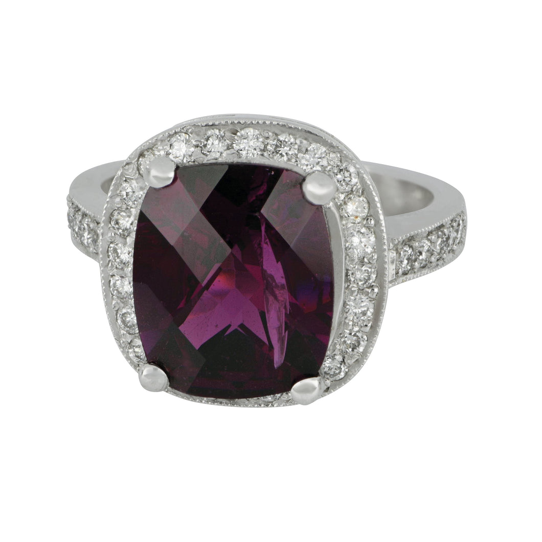 14ky Rhodolite Garnet Fashion Ring - The Showroom On Union