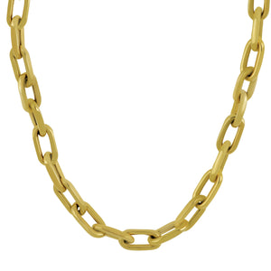14K Yellow Gold 24" 5.3mm "Cartier Link" Necklace