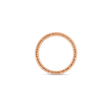 Load image into Gallery viewer, Roberto Coin 18 karat rose gold Symphony Princess Diamond Ring, D=0.43tw