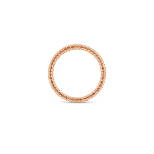 Roberto Coin 18 karat rose gold Symphony Princess Diamond Ring, D=0.43tw