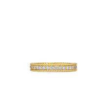 Load image into Gallery viewer, Roberto Coin 18 karat yellow gold Symphony Princess Diamond Ring, D=0.43tw