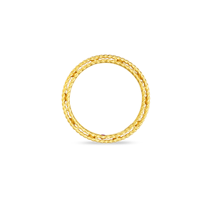 Roberto Coin 18 karat yellow gold Symphony Princess Diamond Ring, D=0.13tw