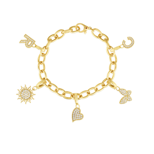 Roberto Coin 18 karat yellow gold Oval Link Designer Gold Bracelet