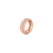 Load image into Gallery viewer, Roberto Coin 18 karat rose gold Opera Diamond Band, D=0.58tw