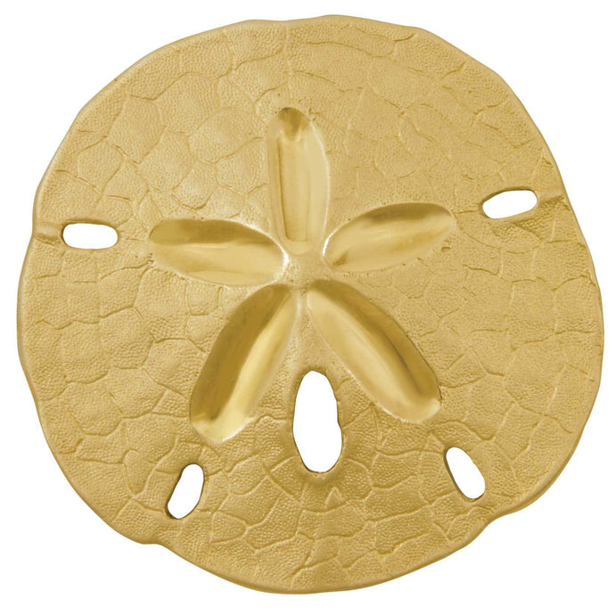 14k Yellow Gold Extra Large Sanddollar Pendant