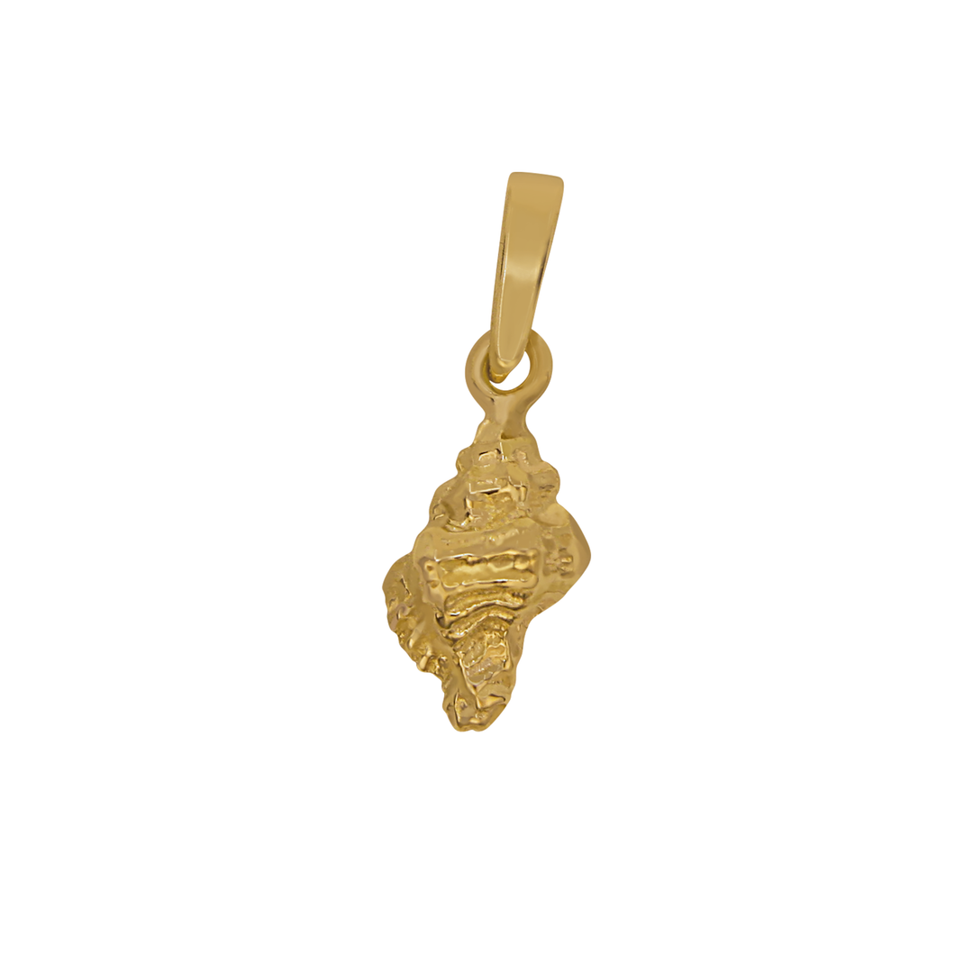 14k Yellow Gold Mini Apple Murex Pendant