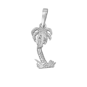 Sterling Silver Tiny Palm Tree Pendant