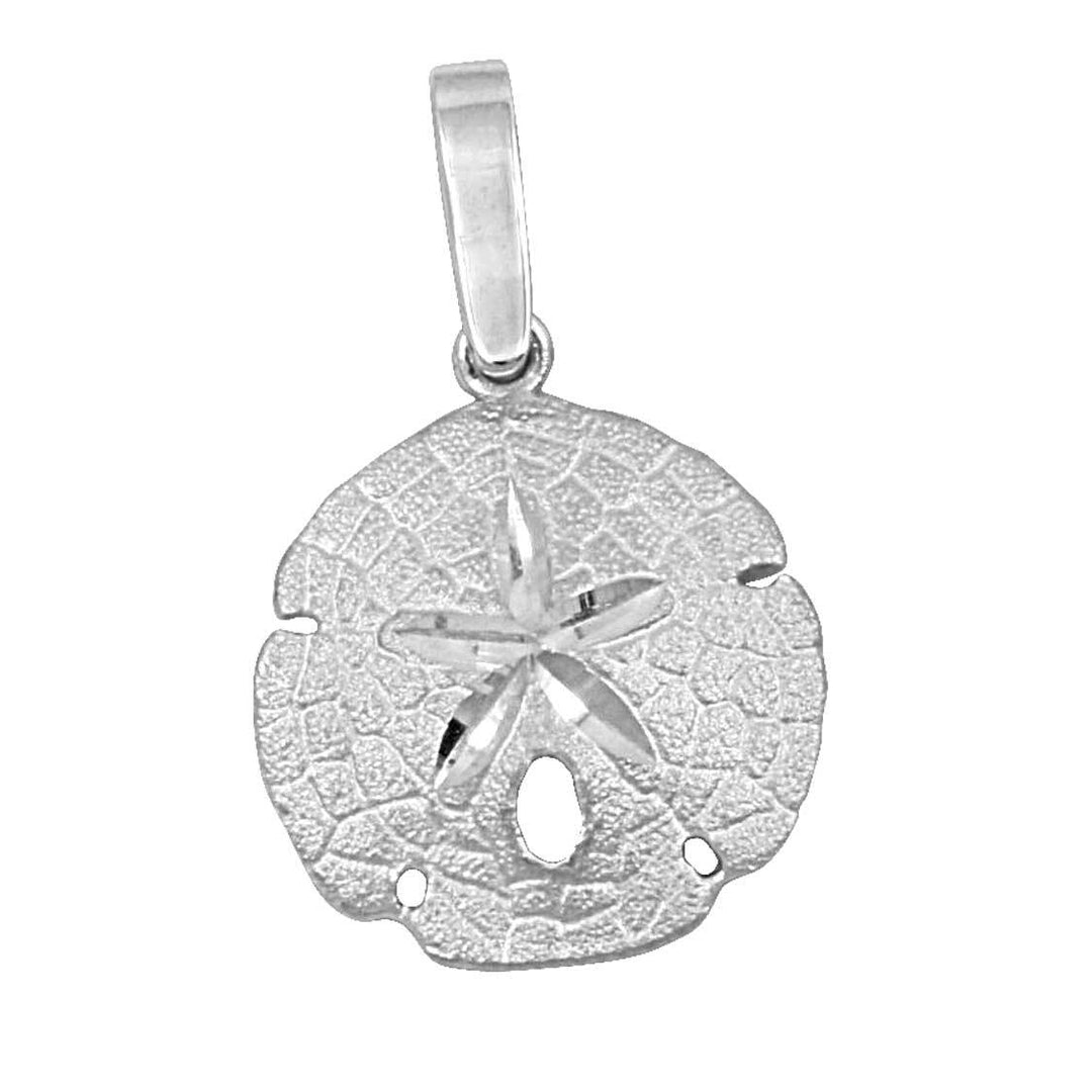 Sterling Silver 17mm Sanddollar Pendant