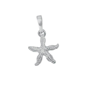 Sterling Silver Small Starfish Pendant