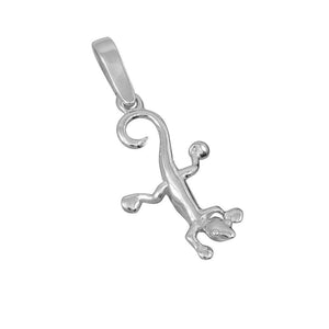 Sterling Silver Small Gecko Pendant