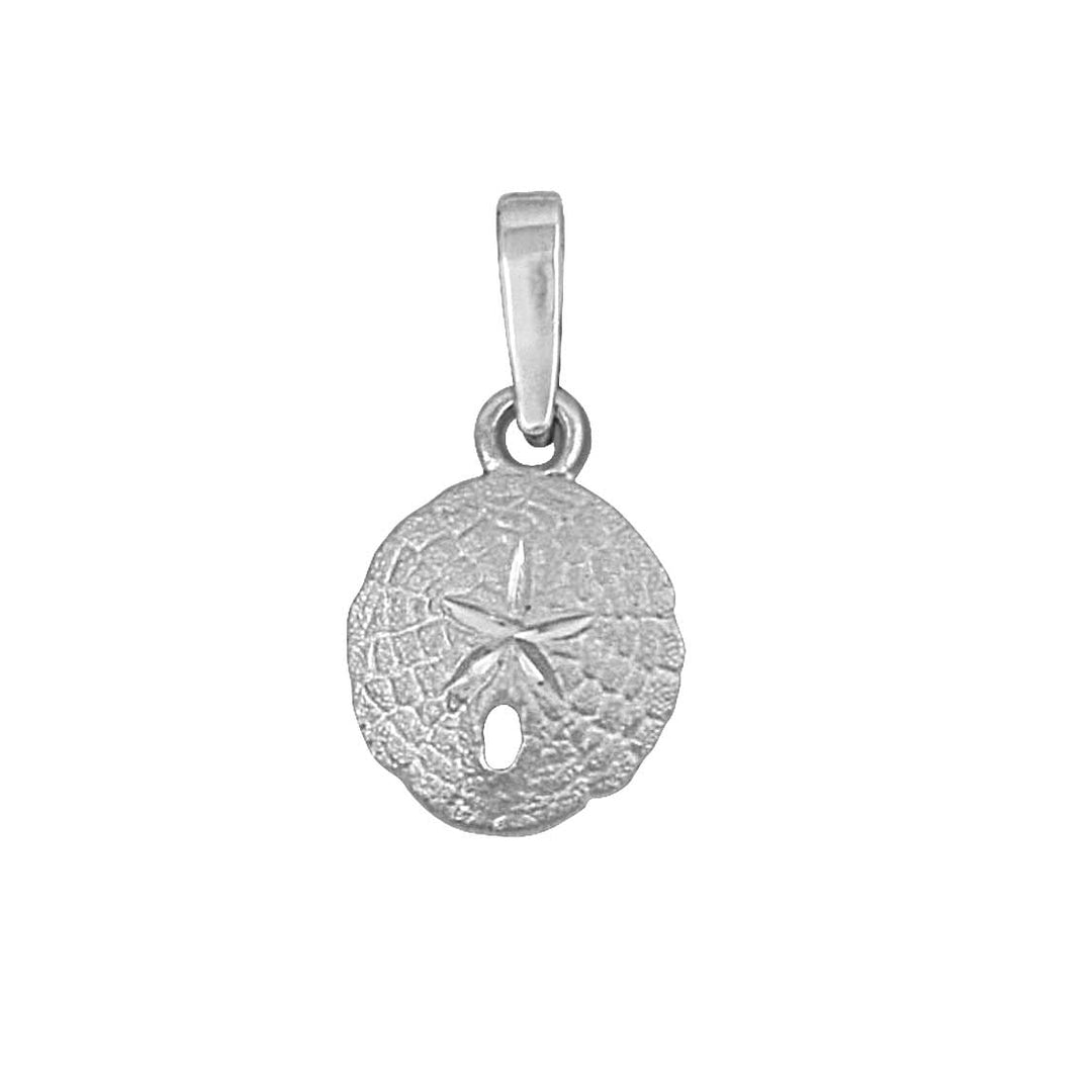 Sterling Silver 11mm Sanddollar Pendant
