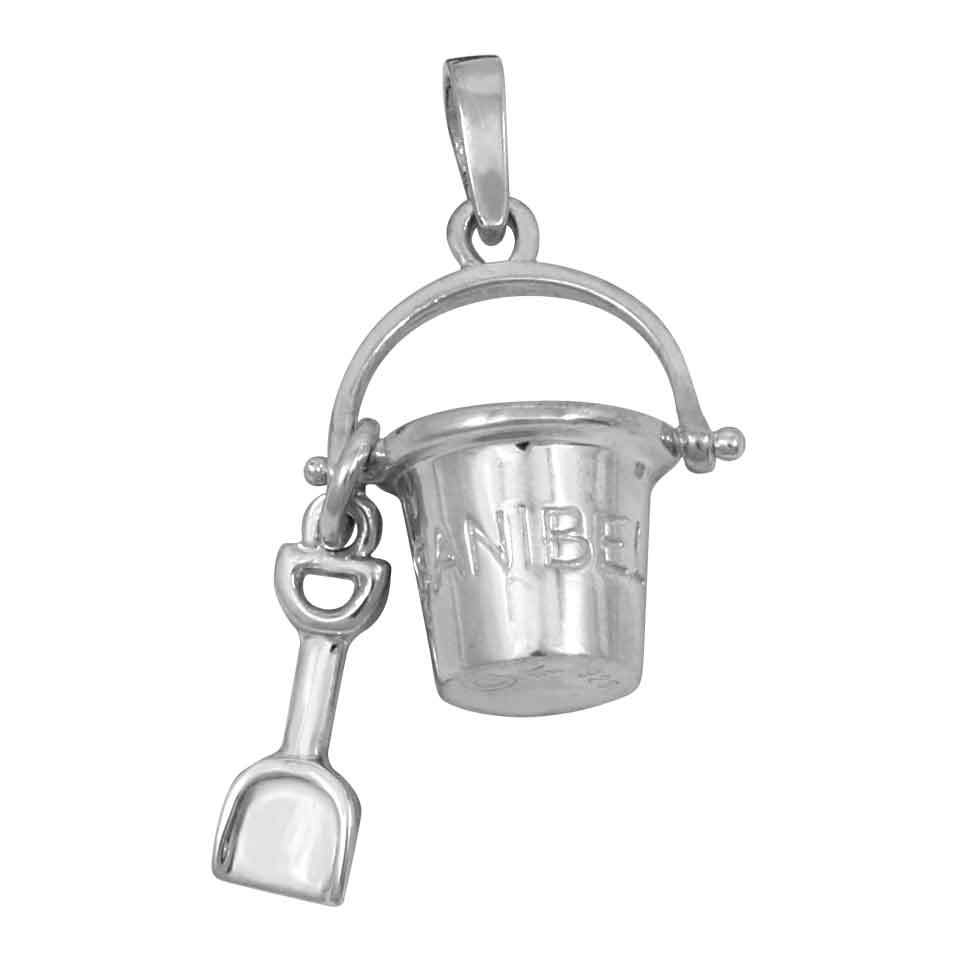 Sterling Silver Mini Sanibel Bucket Pendant