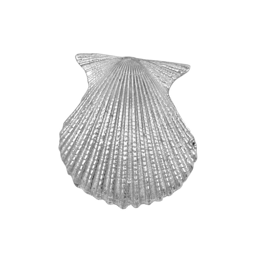 Sterling Silver Scallop Shell Pendant