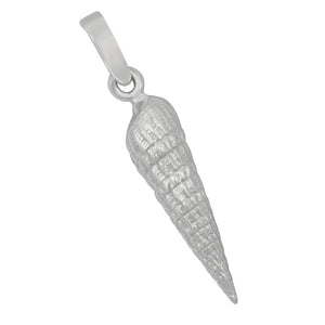 Sterling Silver Auger Shell Pendant