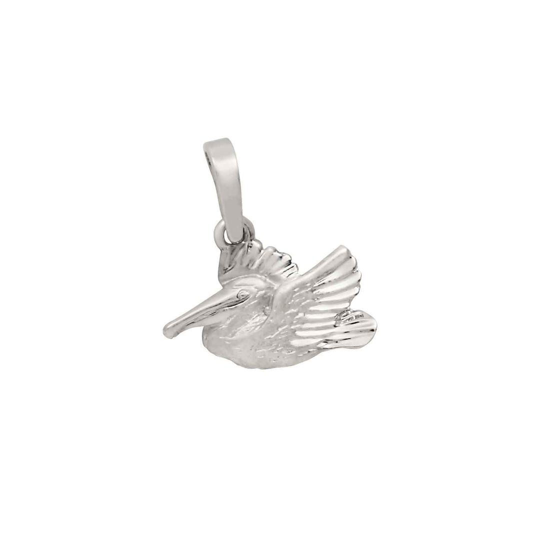 Sterling Silver Upwing Pelican Pendant