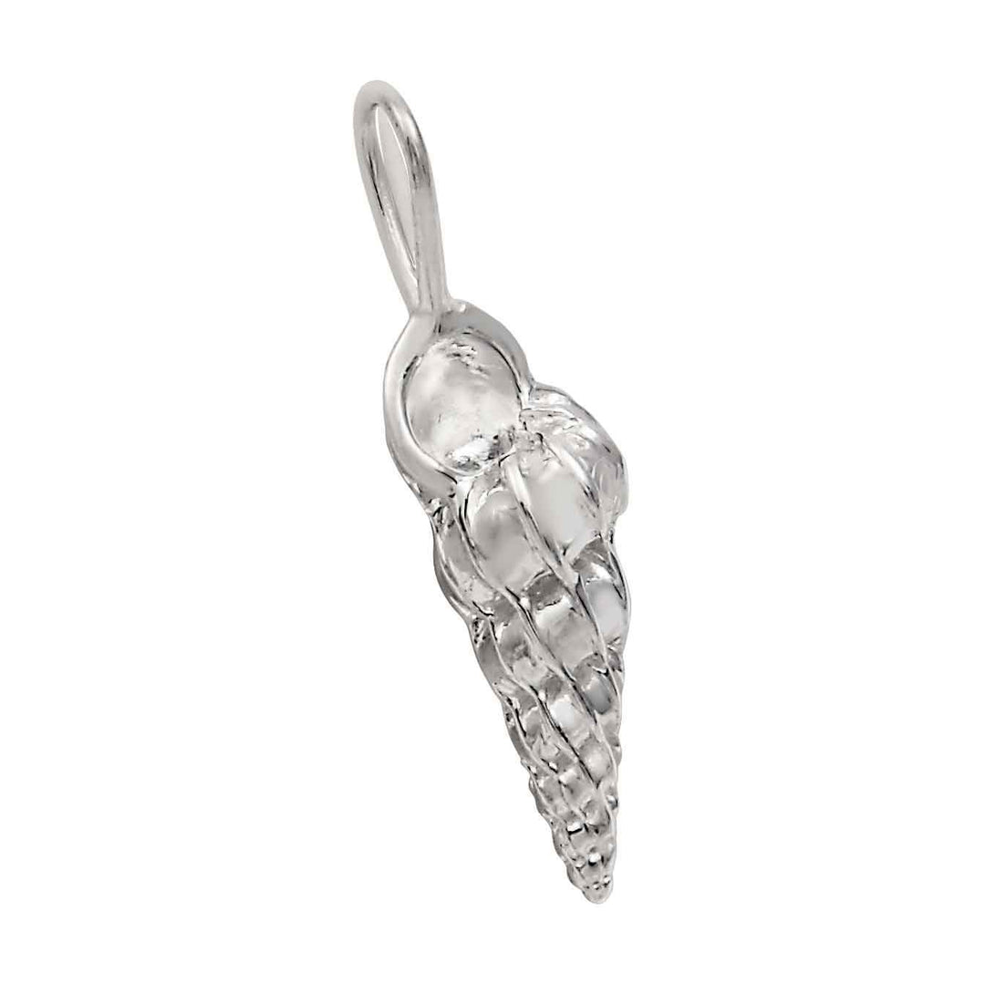Sterling Silver Large Wentletrap Shell Pendant