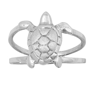 Sterling Silver Small Turtle Ring