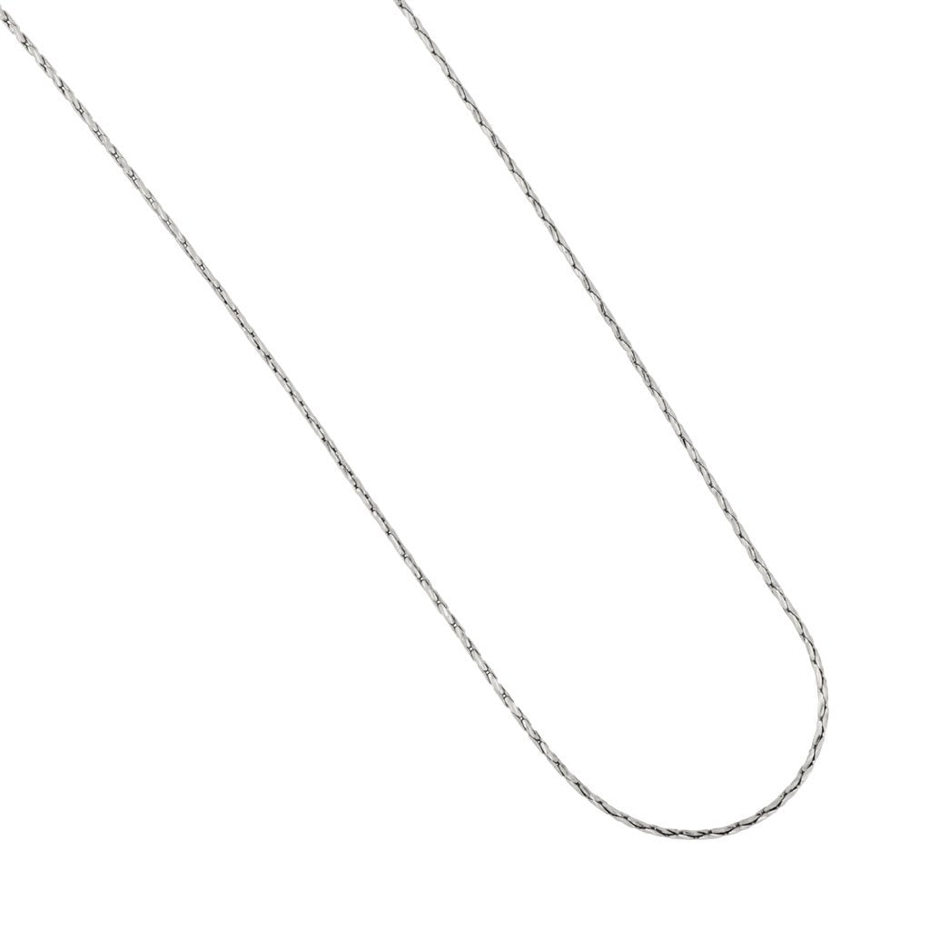 Sterling Silver .8mm Spark Chain 18