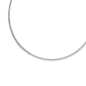 Sterling Silver 16" 3mm Omega Necklace