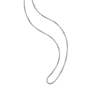 Sterling Silver Small Box Chain 18"
