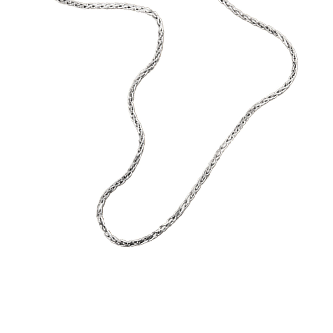 Sterling Silver 16-18" 1.5mm Wheat Chain