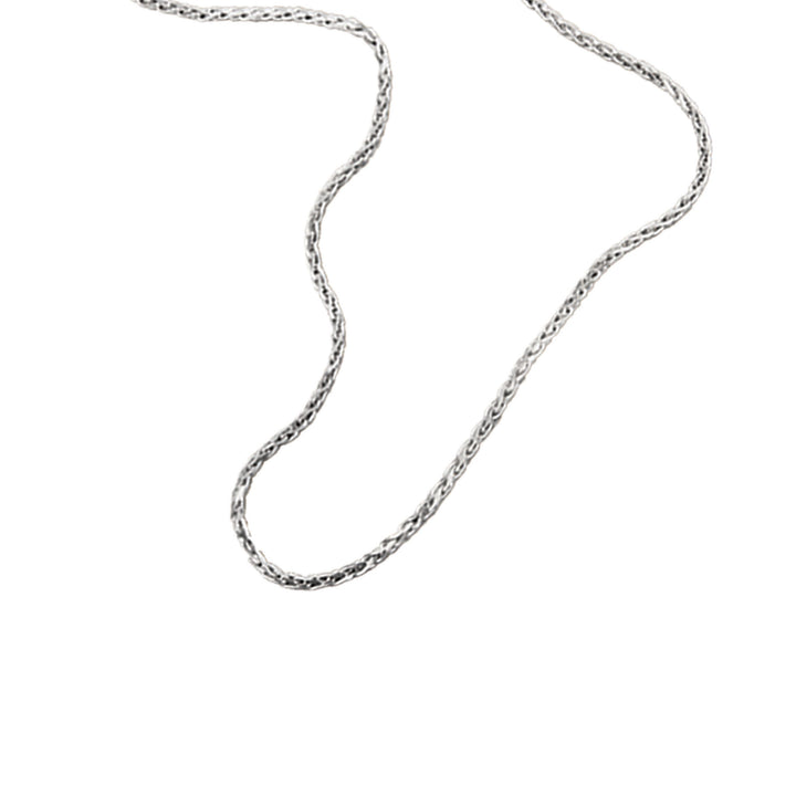 Sterling Silver 16-18" 1.5mm Wheat Chain