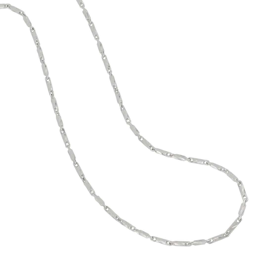 Sterling Silver 1.2mm Raso Chain 18