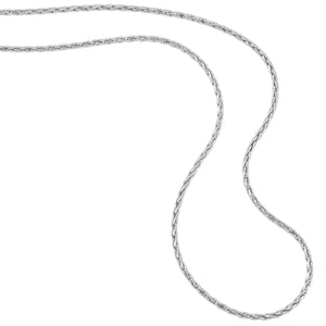Sterling Silver 1.2mm Wheat Chain 24"