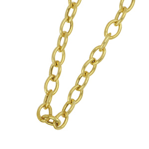 Syna 18 karat Yellow Gold 2.5mm Thin link chain 18"